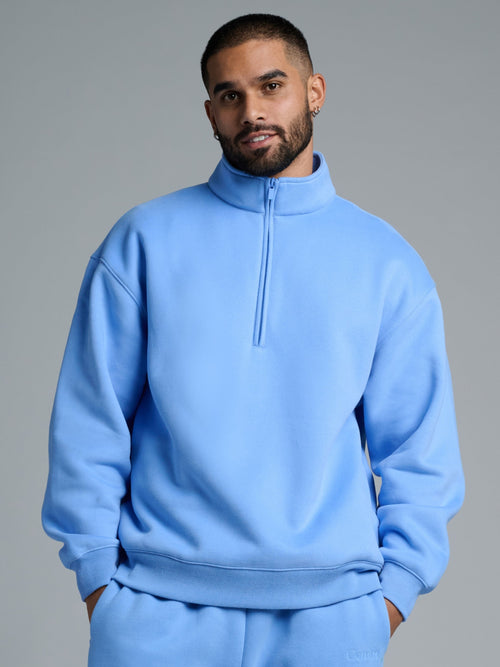 Basic Quarter Zip Mock Neck - Pre Order