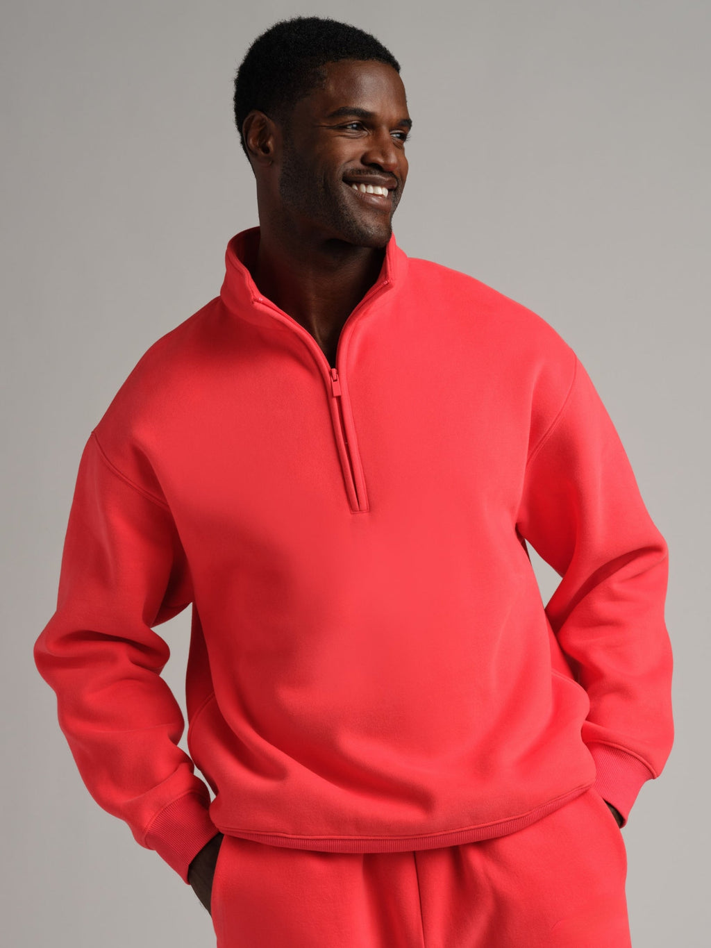 Basic Quarter Zip Mock Neck - Pre Order