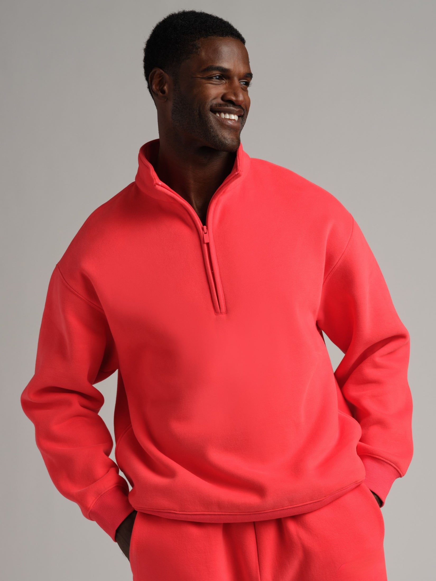 Basic Quarter Zip Mock Neck - Pre Order