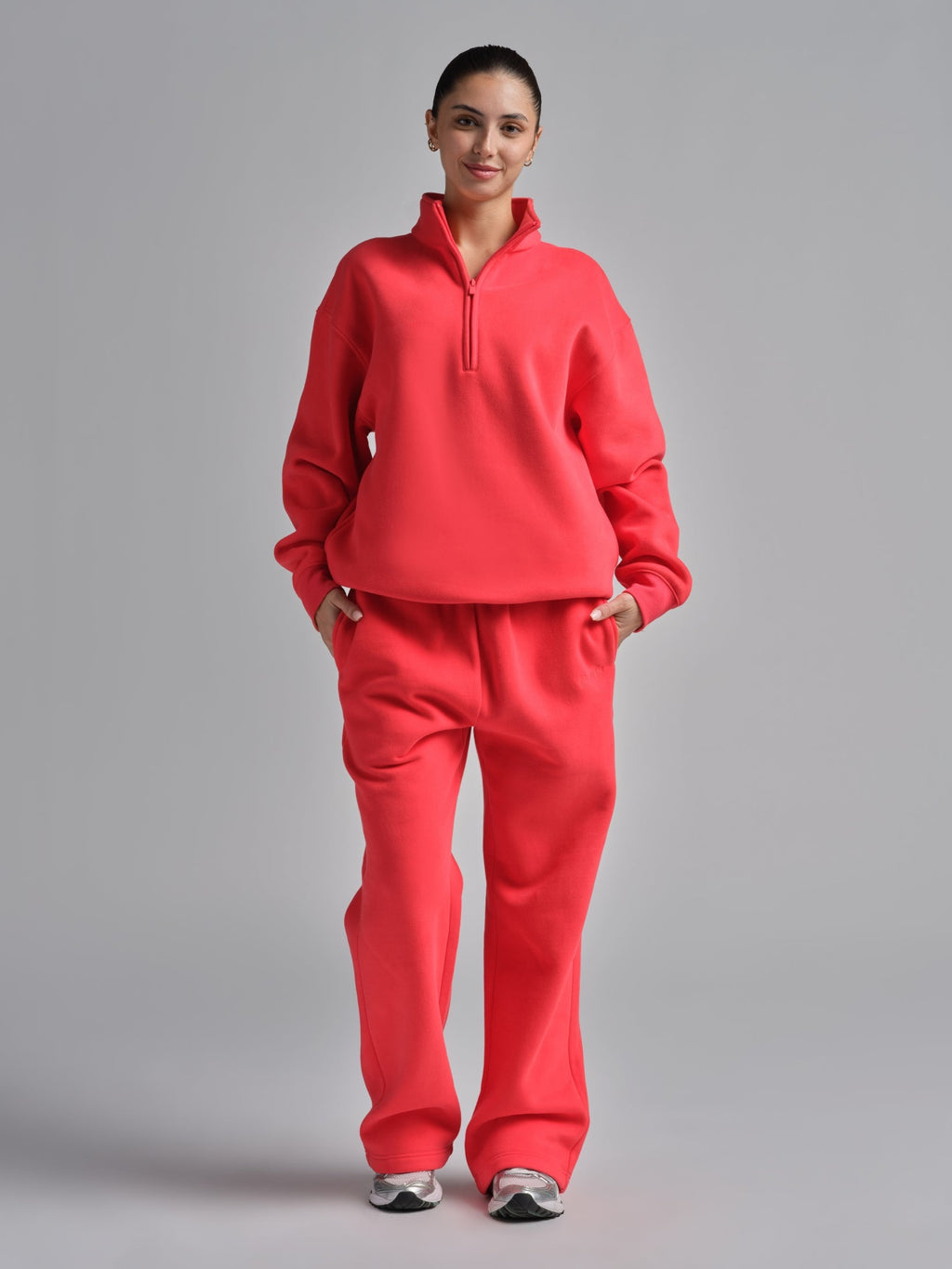 Basic Quarter Zip Mock Neck - Pre Order