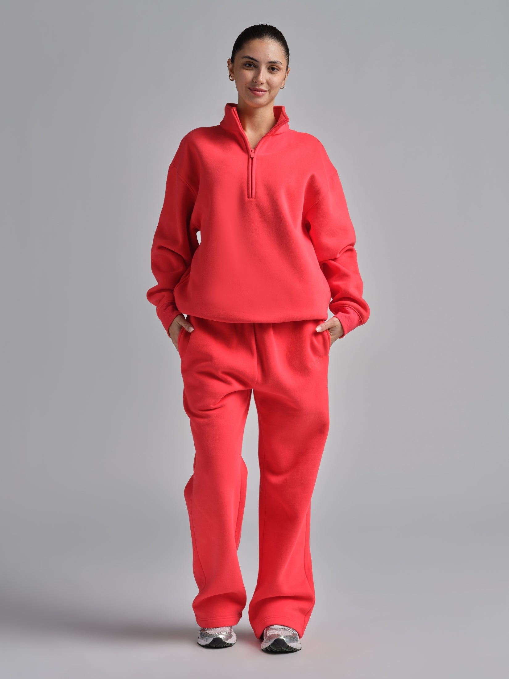 Basic Quarter Zip Mock Neck - Pre Order