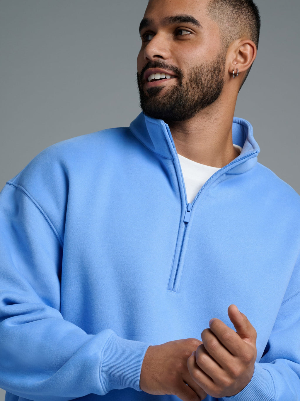 Basic Quarter Zip Mock Neck - Pre Order