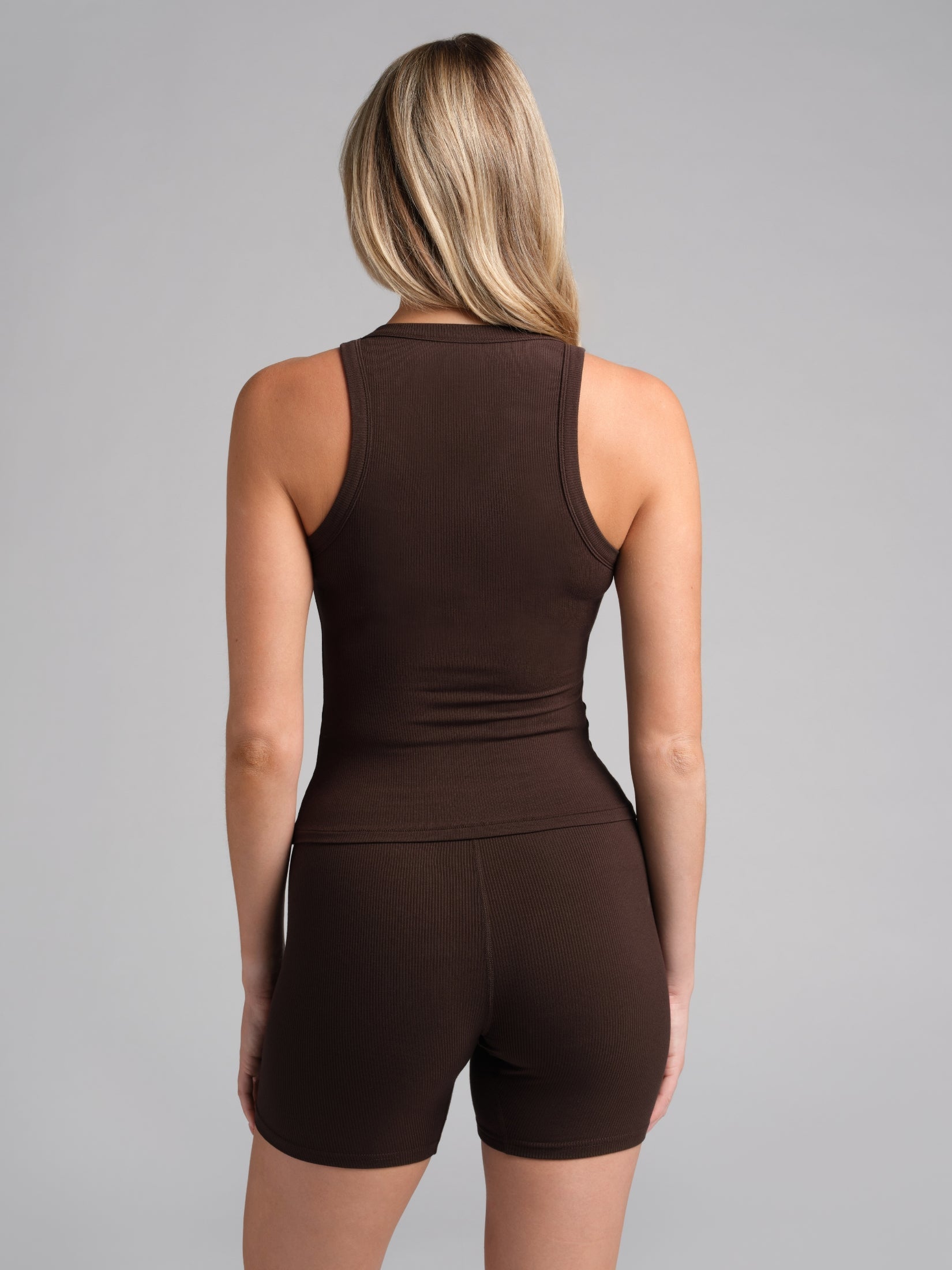 Rib Contour High Neck Tank - Pre Order