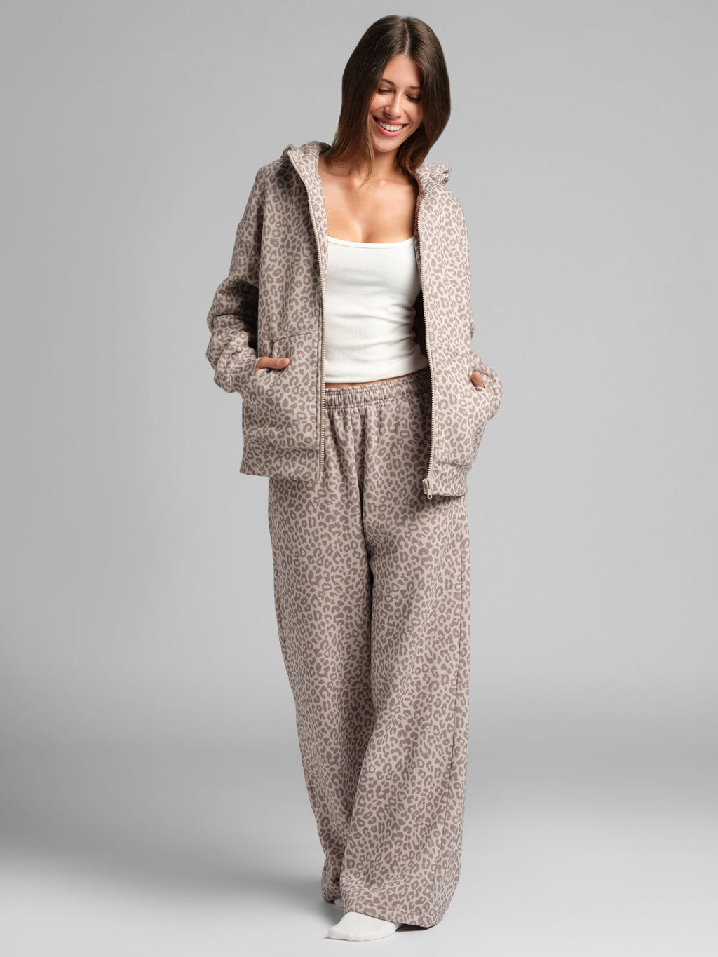 Basic Wide Leg Sweatpants - Pre Order